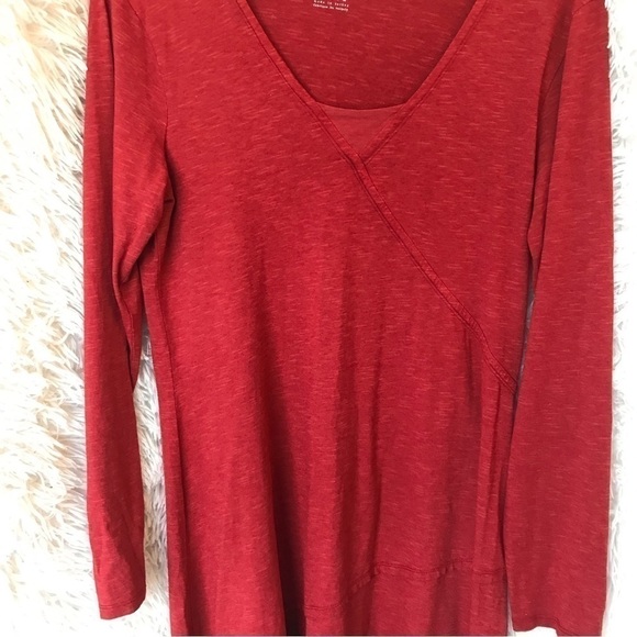 TOAD & Co long sleeve faux wrap dress. Women’s size large. - Picture 2 of 6